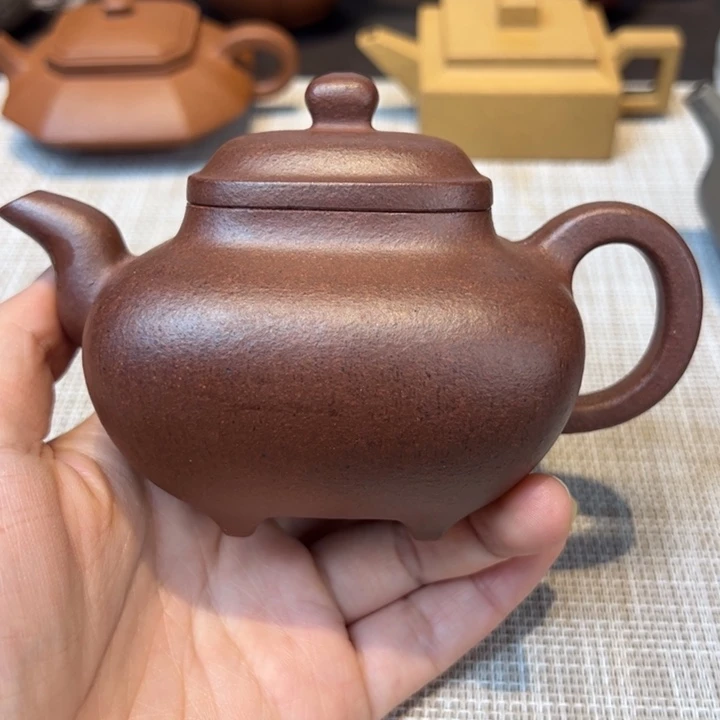 茶壶紫砂传炉，封釉，容量220毫升