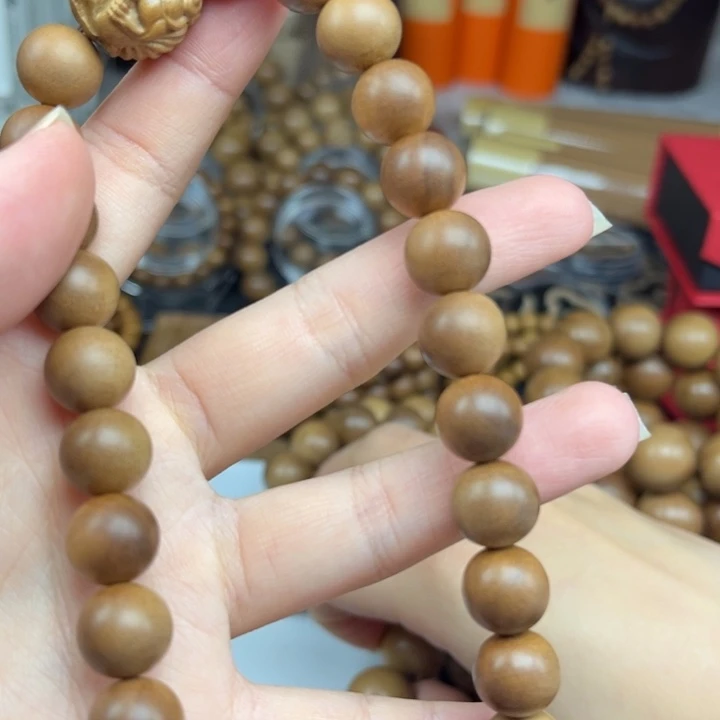 胖***杰檀香木手串/手链1.2手持老山檀香