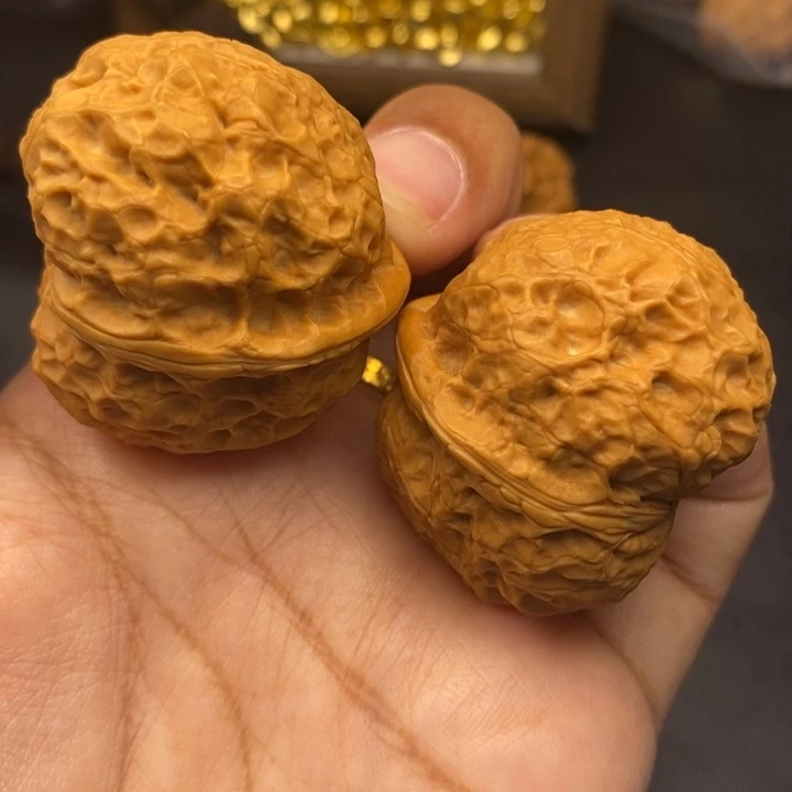 文玩核桃把件41尺霸王蟾