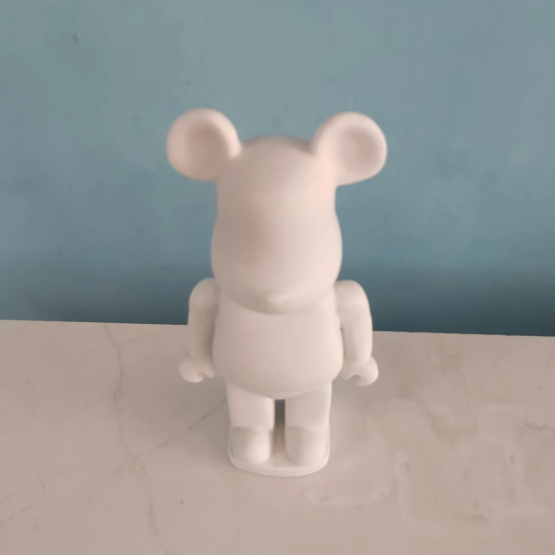 网红植绒暴力熊儿童房装饰品创意轻奢潮玩摆件