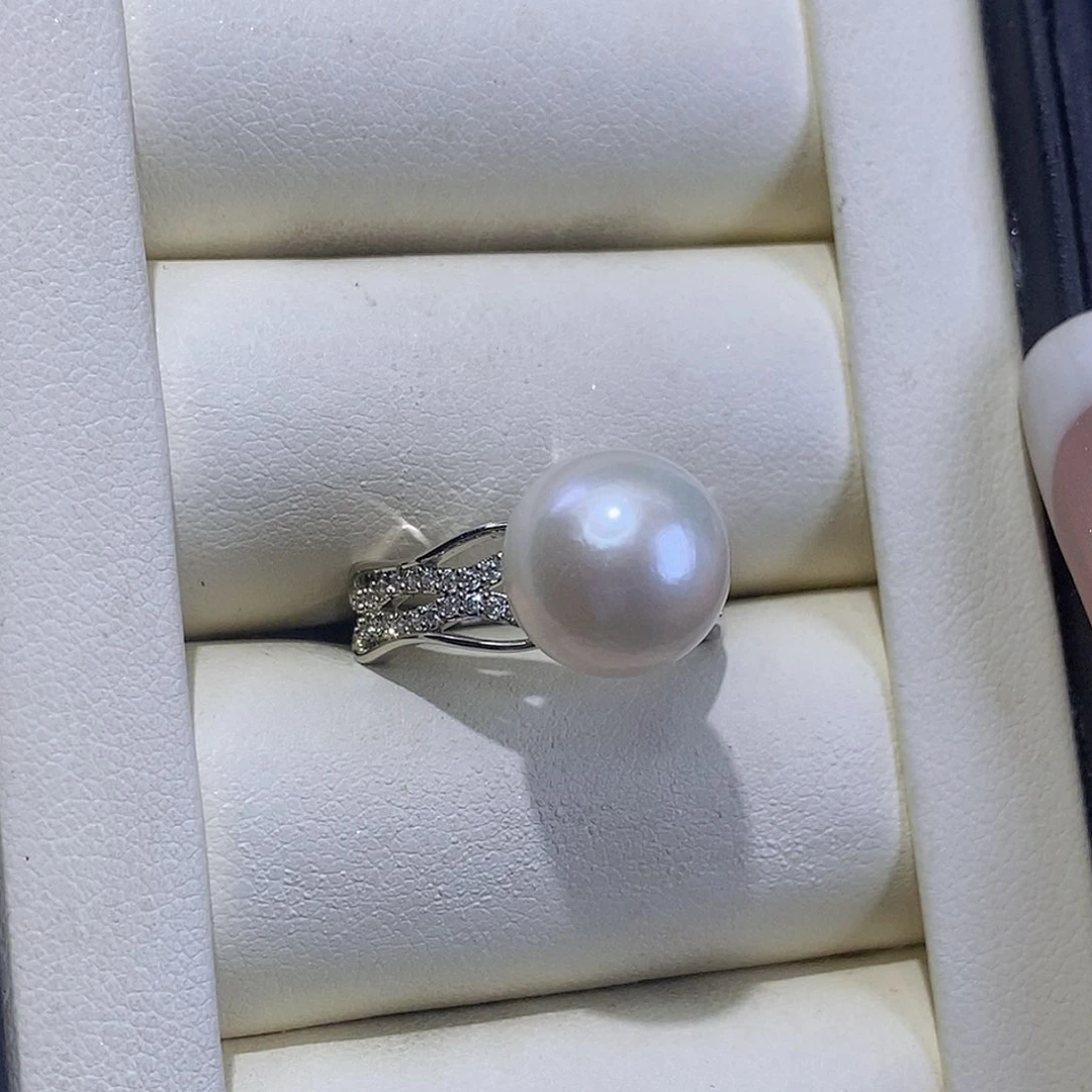戒指合金淡水珍珠