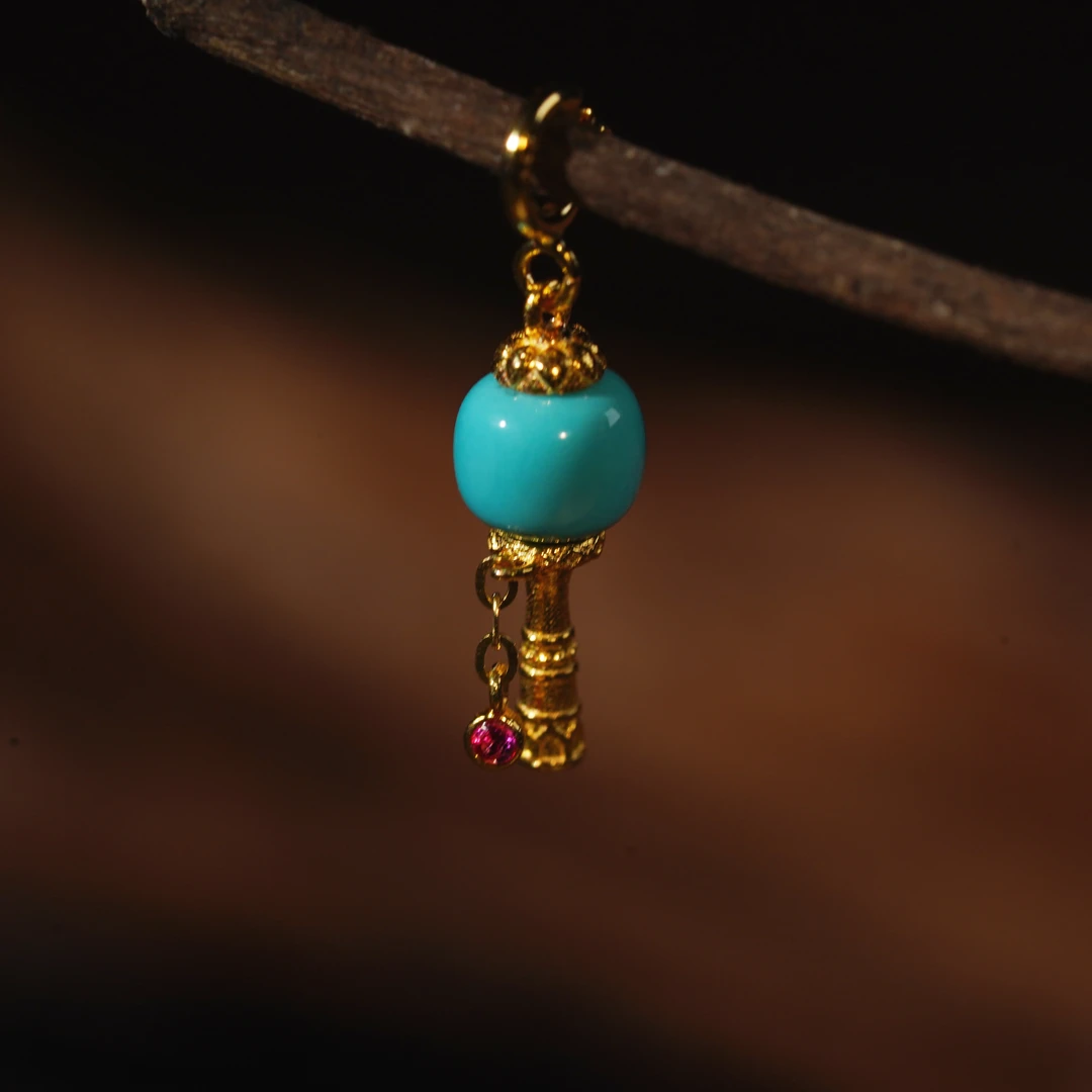 左边婷姐丨绿松石吊坠（JS718）