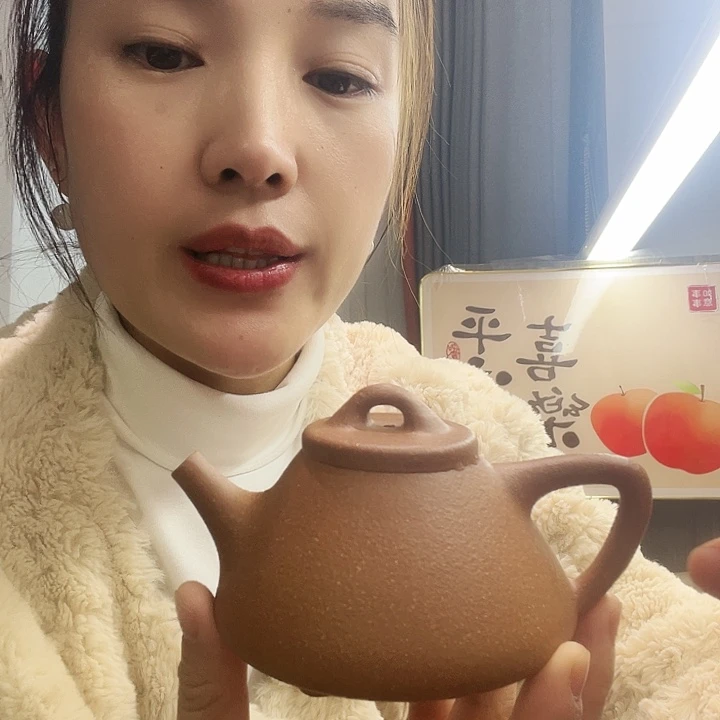 茶壶紫砂孤品黄降坡子冶石瓢180cc