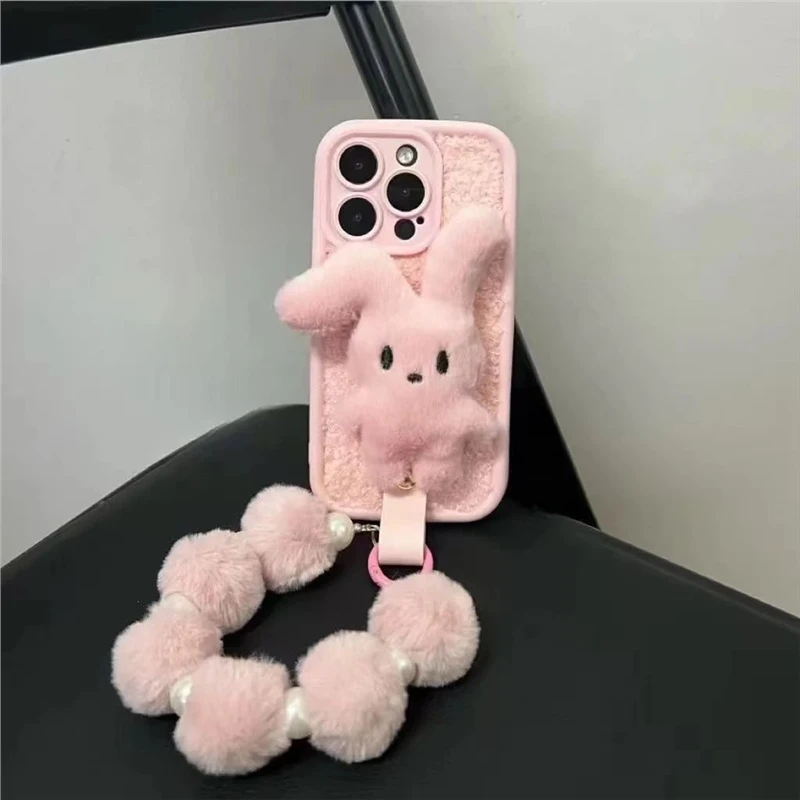 小红书爆款毛绒苹果16ProMax壳iPhone14Pro简约11适用15/13/2