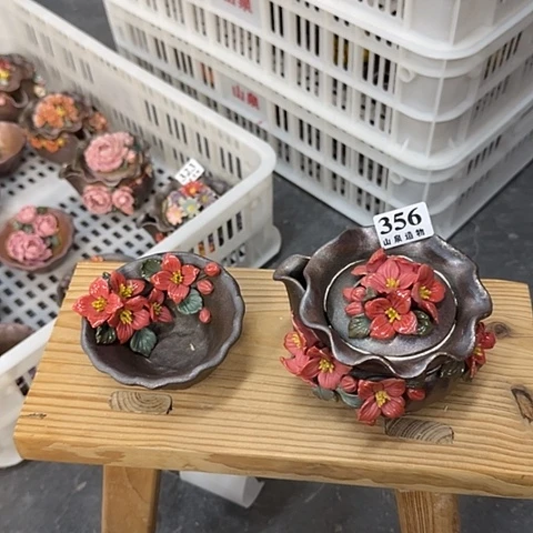 山泉造物手工制作柴烧356一套