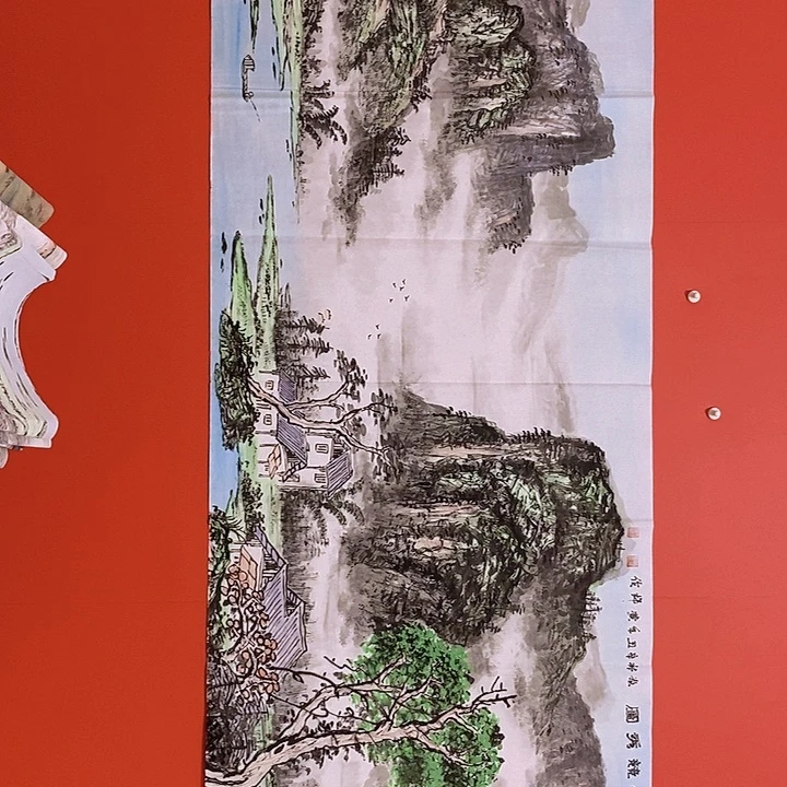 国画山水花鸟字画书画国画