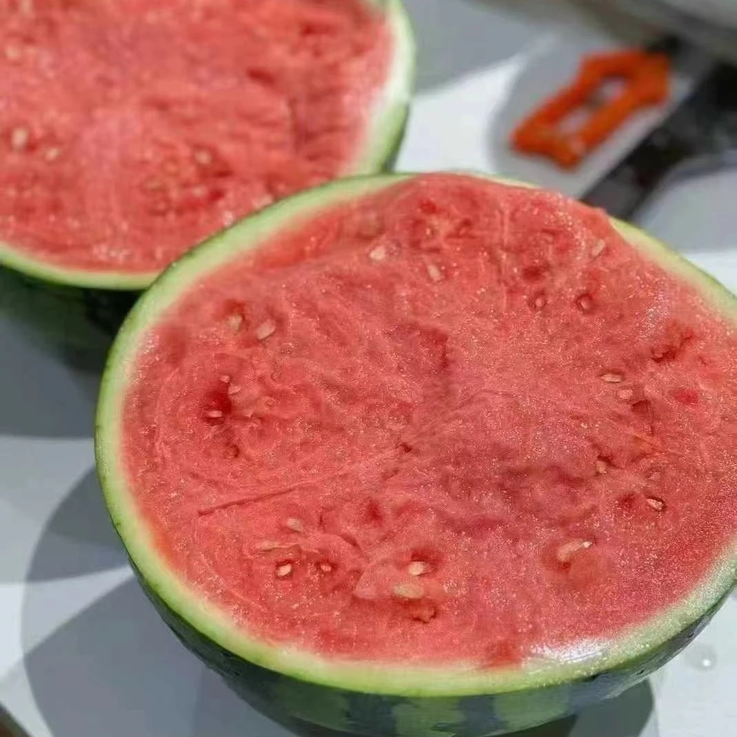 果切无籽麒麟西瓜半个4-5斤