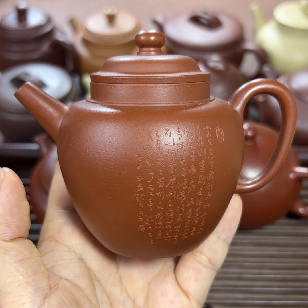 茶壶红泥巨论珠 160cc