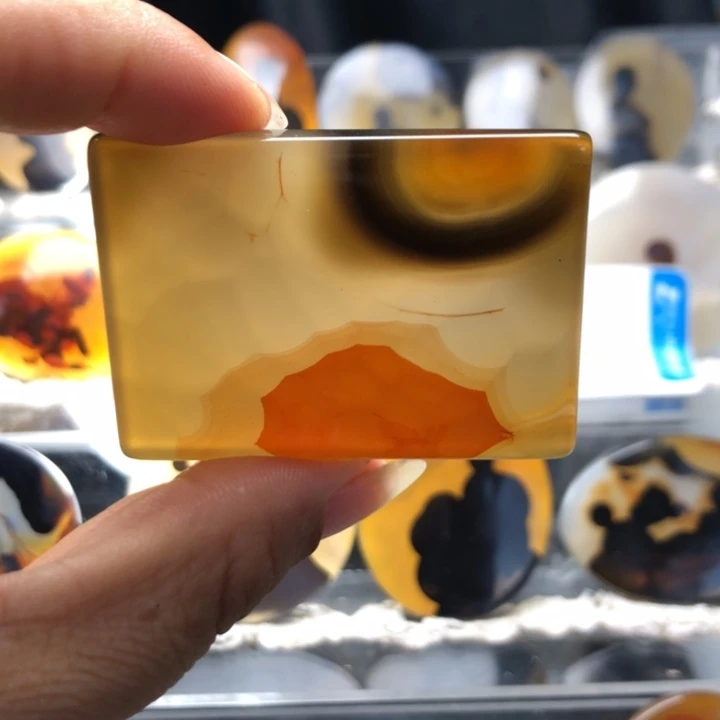 合金玛瑙/玉髓珠宝奇石60