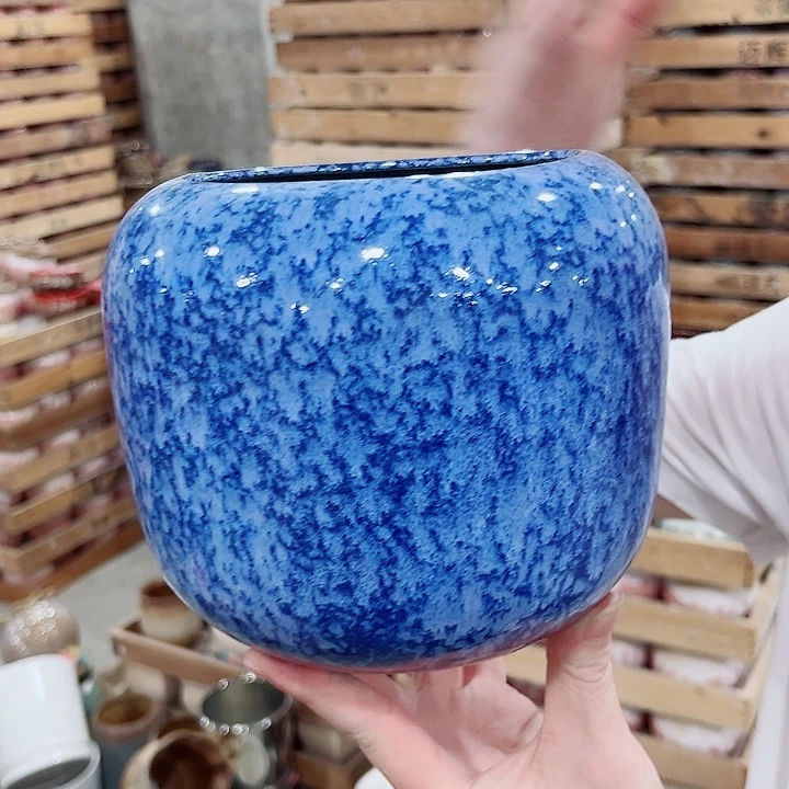 有孔.凑单10元陶瓷花盆发货!