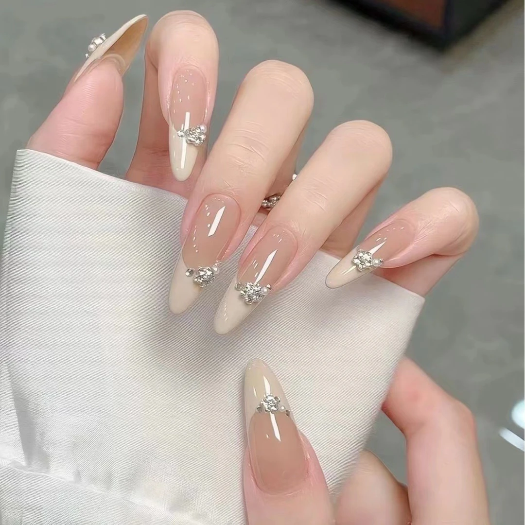 [星点点]穿戴甲手工早秋法式猫眼纯欲氛围感日常百搭可拆卸美甲