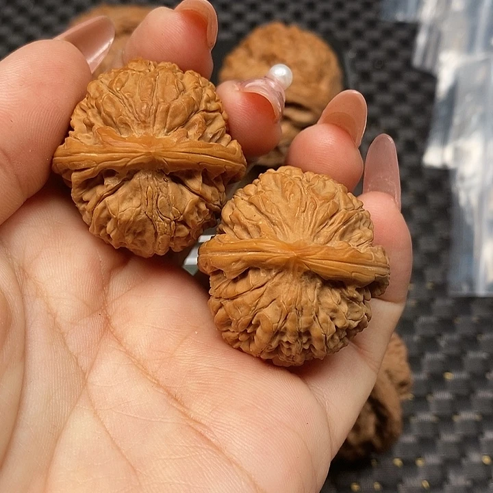 吊坠文玩核桃莲花35