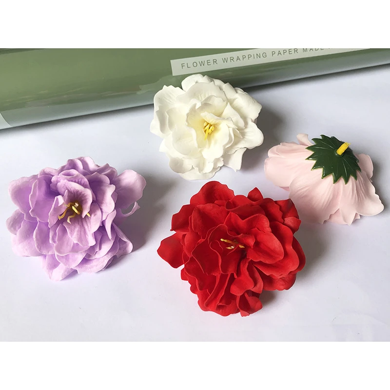 教师节新款牡丹花头香皂花创意花束花头肥皂花礼盒节日礼品装饰