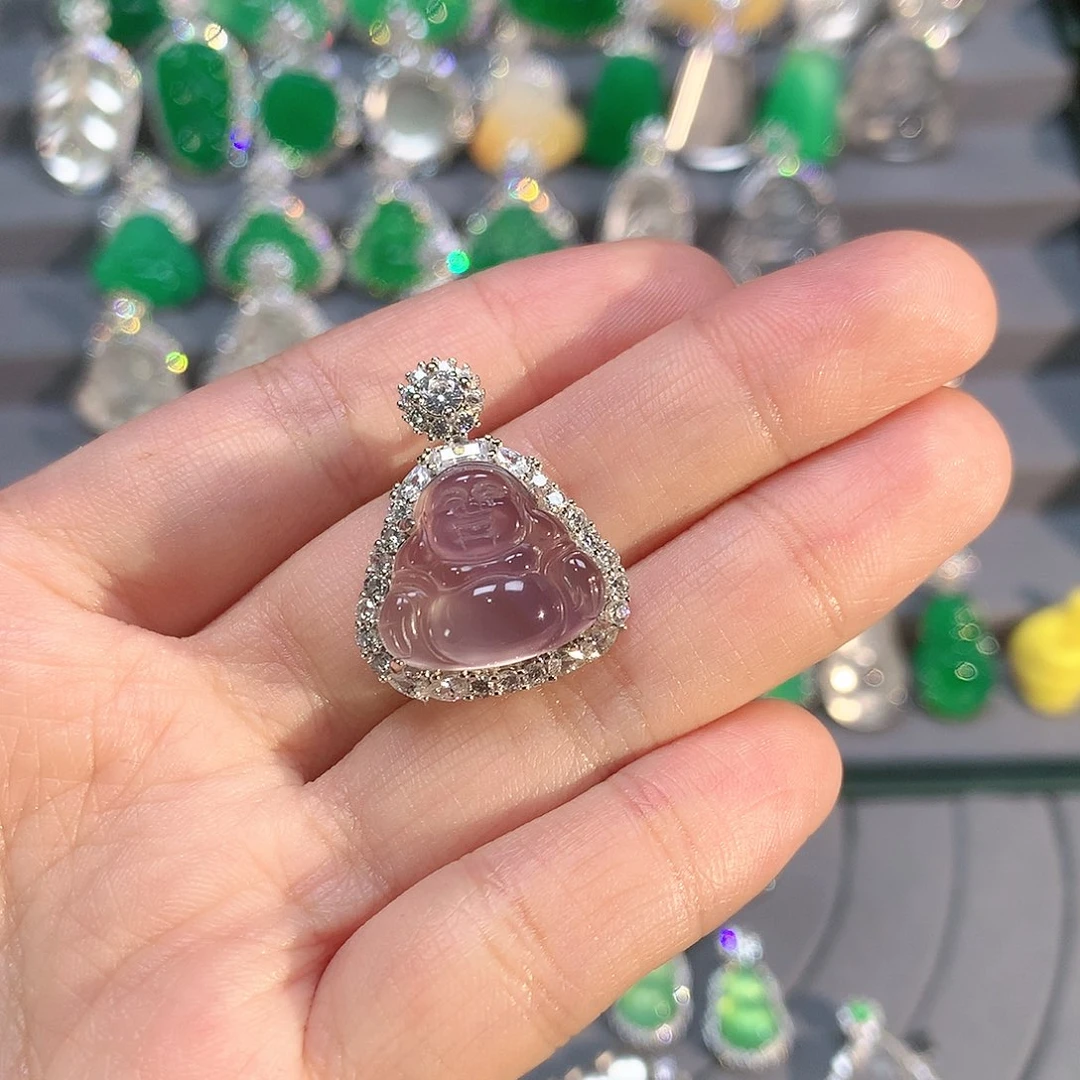 玛瑙/玉髓颈饰银S925镶嵌可*