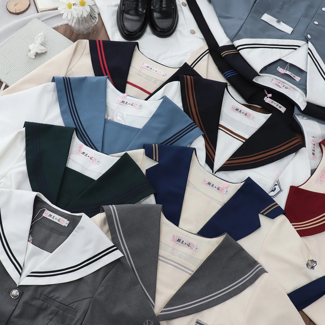 断码jk制服 学生水手服衬衫西服 直播间专拍