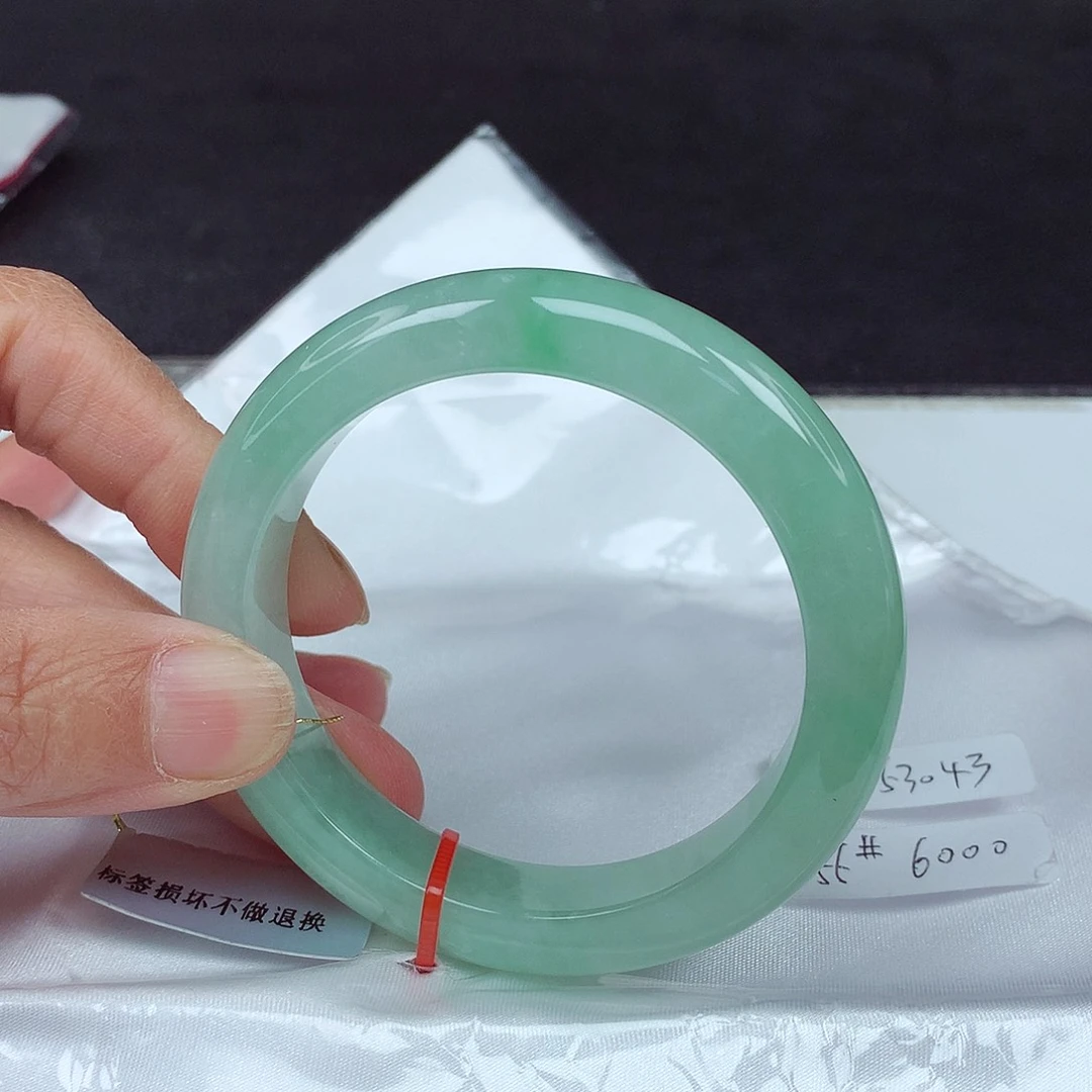 未镶嵌手镯翡翠55圈3043