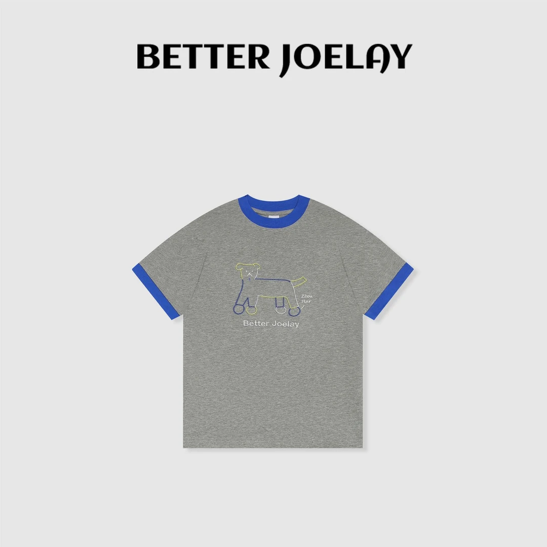 BETTER JOELAY -小版【梦纱逸情】百搭时尚微宽松短袖T恤ZZ3841