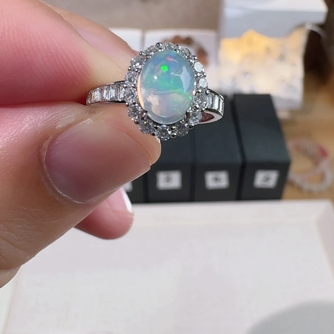 水晶耳饰合金oooo