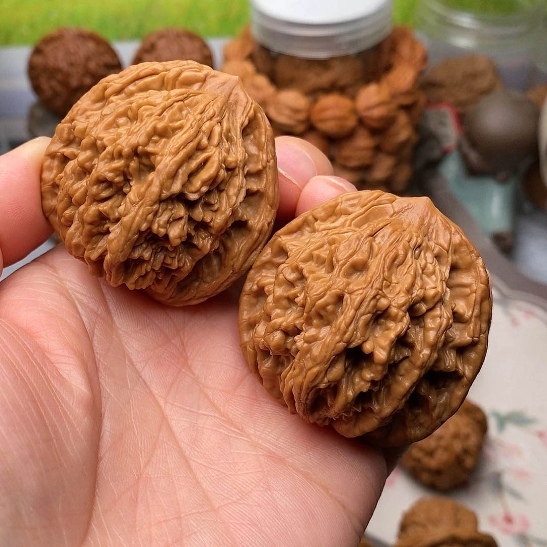 把件文玩核桃虎头