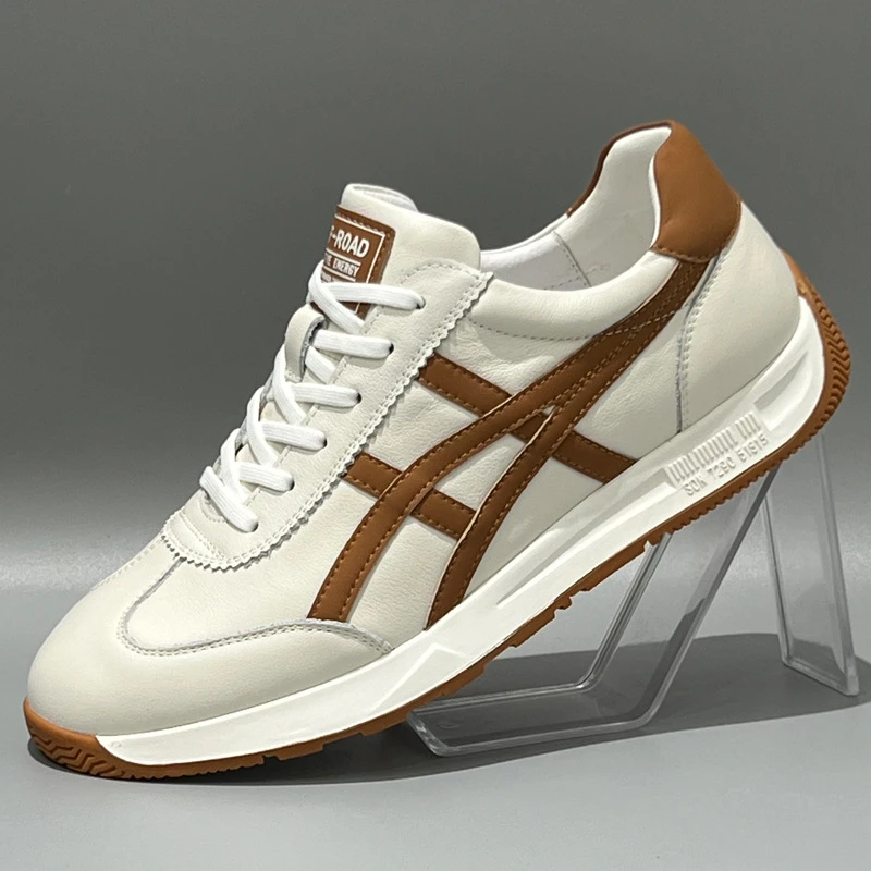 阿甘鞋男款2025秋季百搭透气软底跑步鞋男士小白鞋经典休闲运动鞋