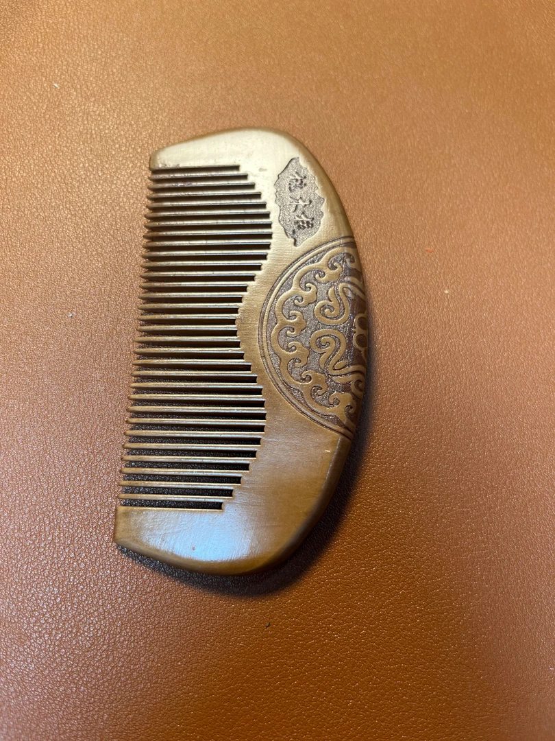 XD478-精美木质把件梳子（无礼盒）