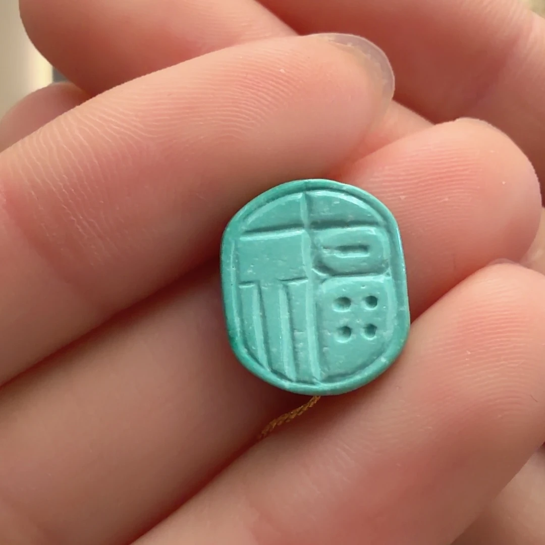 绿松石未镶嵌颈饰