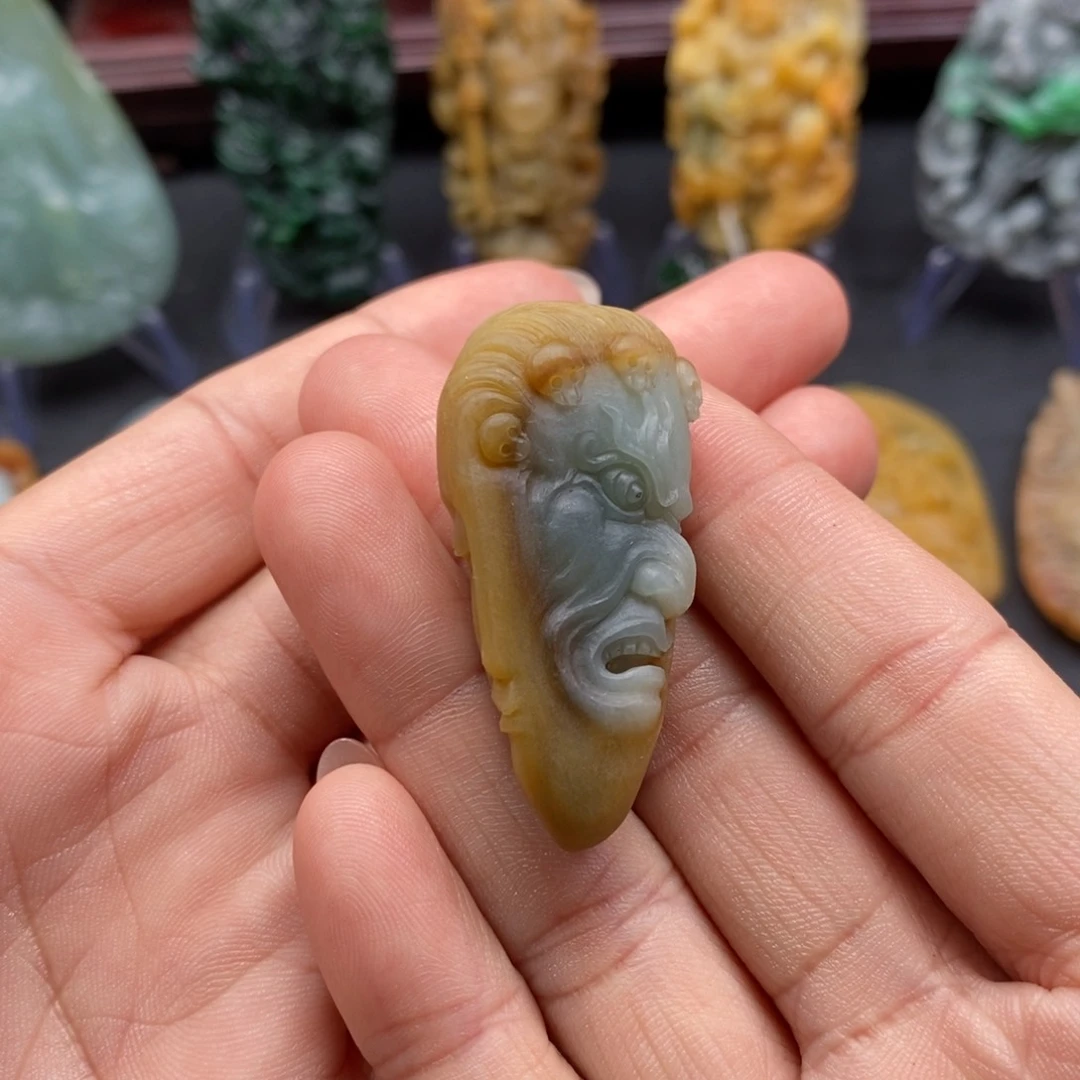 定制翡翠未镶嵌大黑天k
