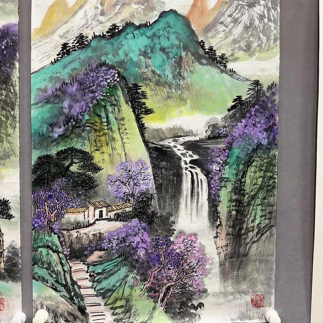 国画国画纯手绘作品请放心去藏