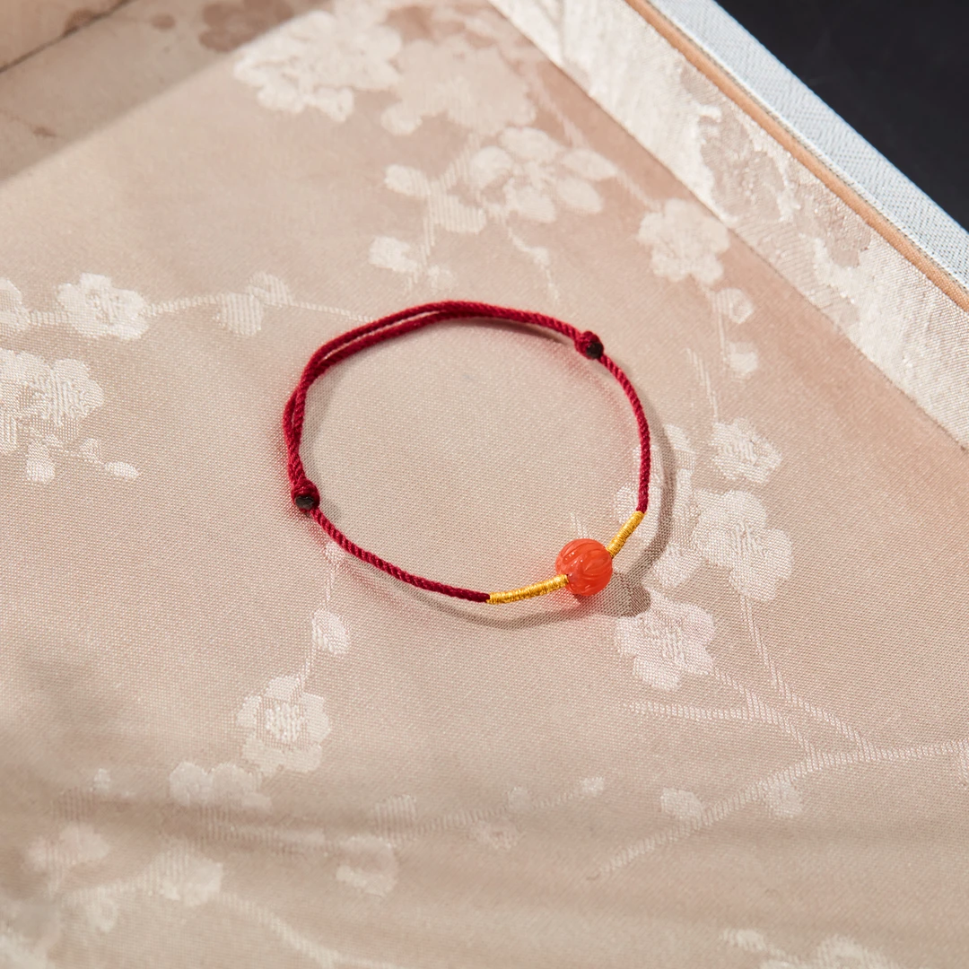 子乔珠玉集 · 南红莲花手绳多样性发一#XYGD005020-F