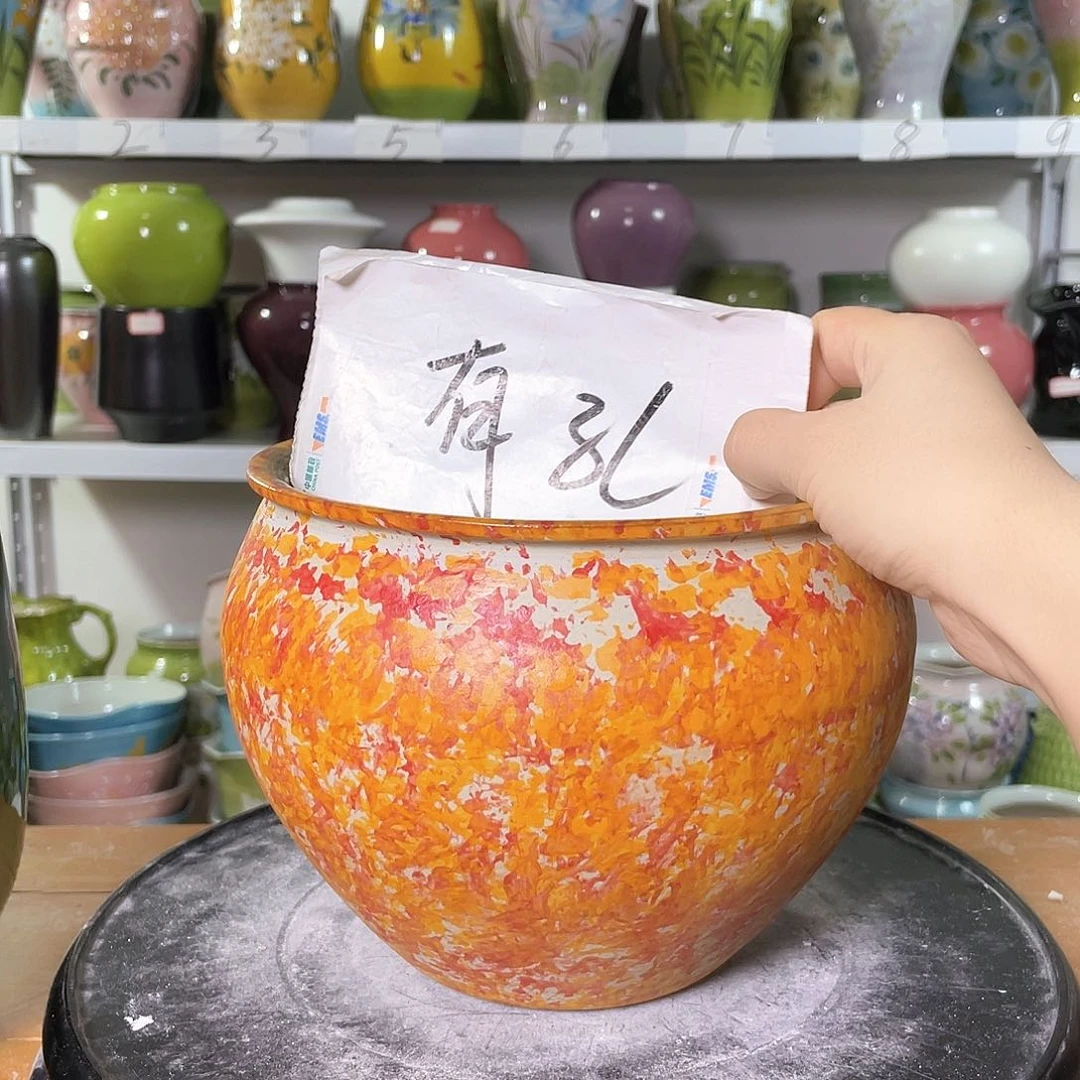 景德镇陶瓷花盆花器暇458
