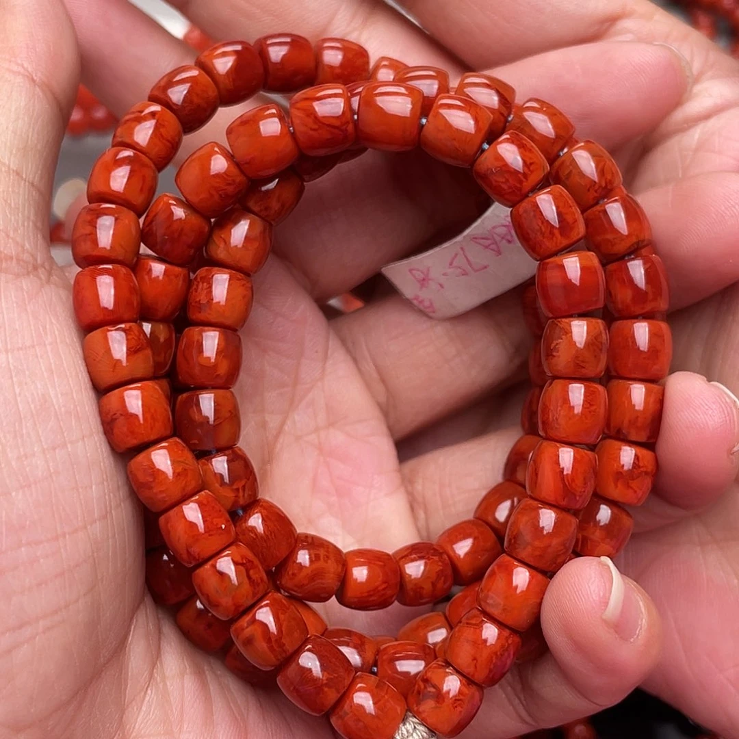 南红玛瑙项链未镶嵌