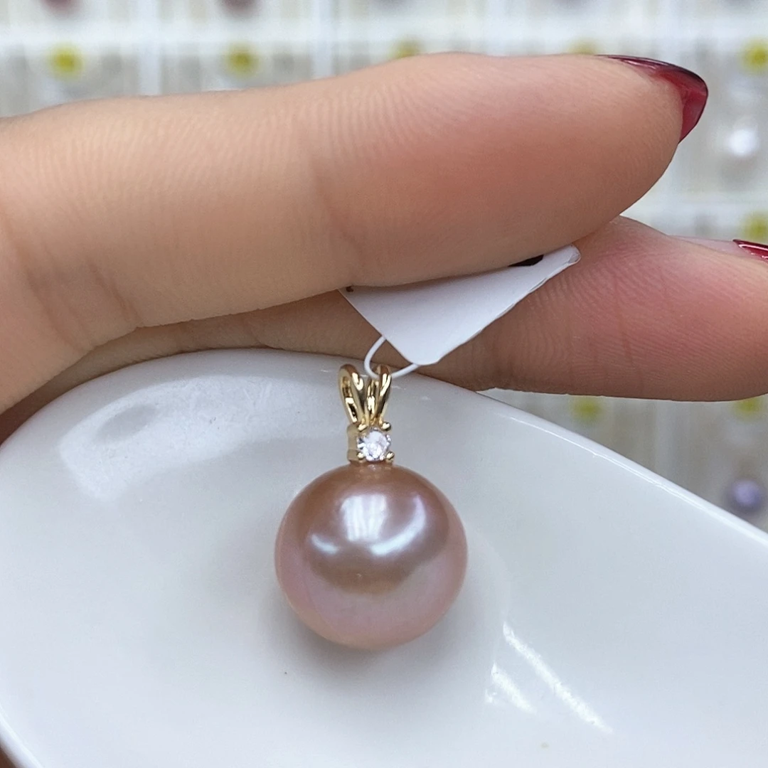 颈饰合金淡水珍珠