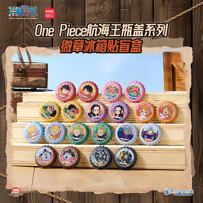 One Piece航海王 瓶盖系列吧唧冰箱贴盲盒