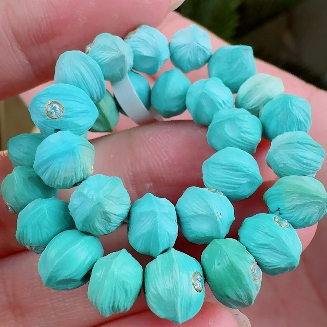 绿松石珠宝奇石未镶嵌