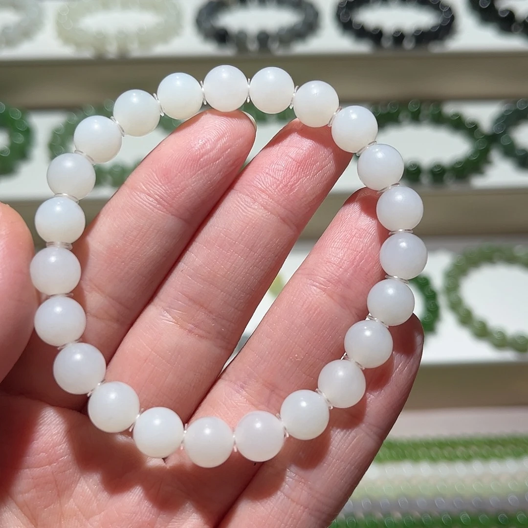 和田玉未镶嵌手链