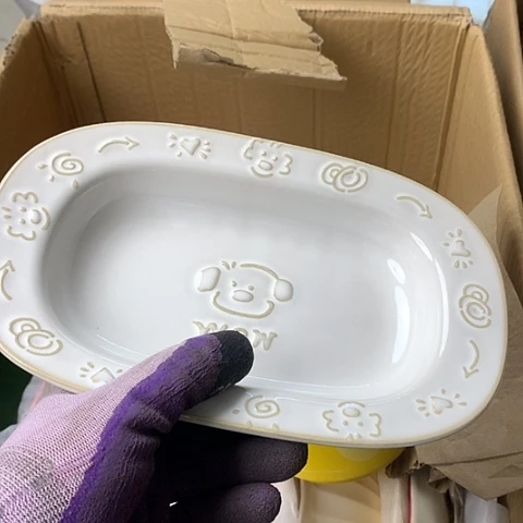 盘陶瓷制品满25拼单发货默认微瑕