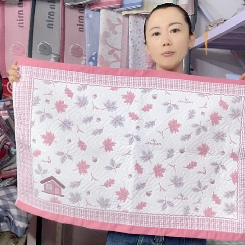 棉特价促销粉色枫叶