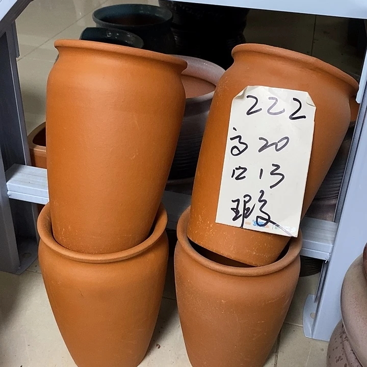 粗陶红陶绿植花盆222