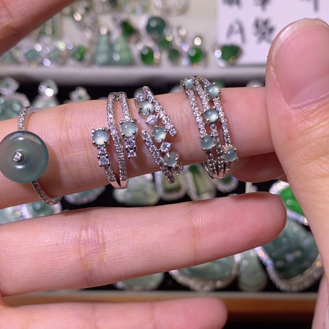 翡翠未镶嵌颈饰天然