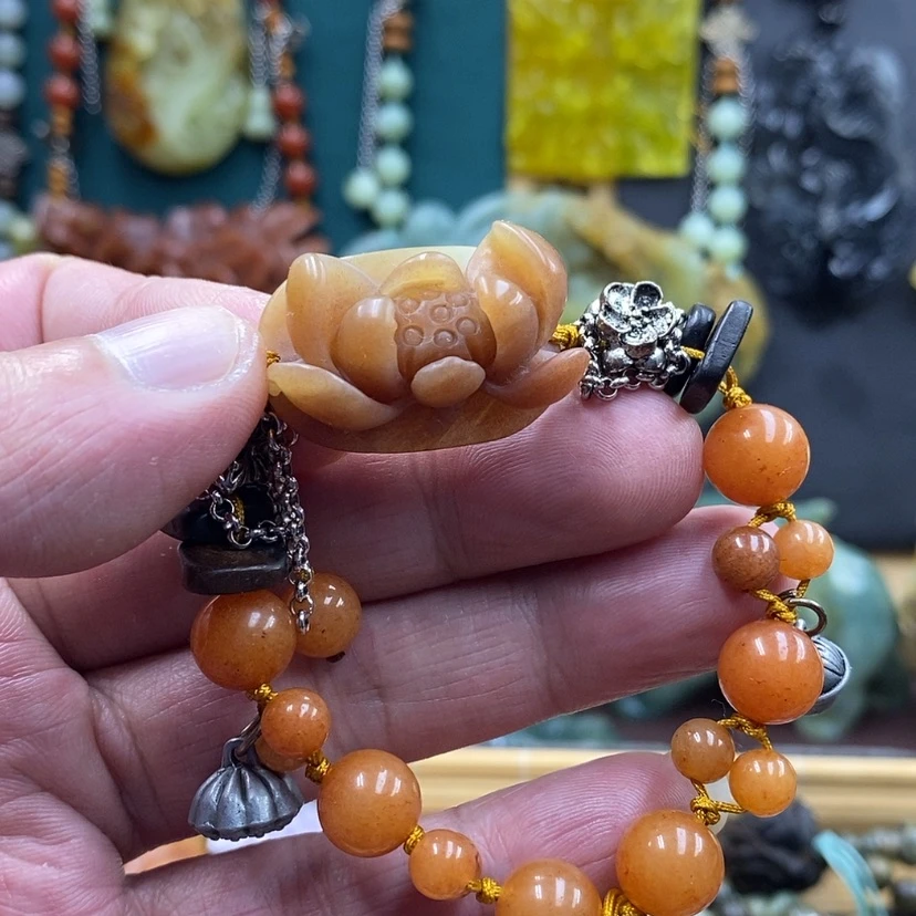 【闪购商品】未镶嵌岫玉手牌手工雕刻