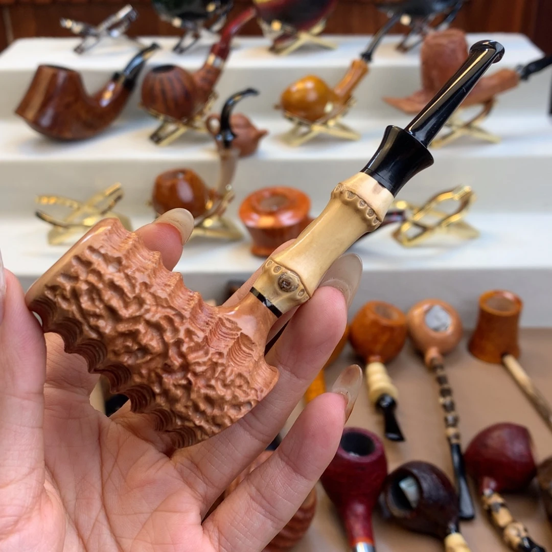 朝***祥高品质石楠木烟斗