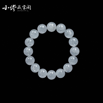 【缪老师严选】sj5335 暴风雪/白阿赛水晶手链 多样性发