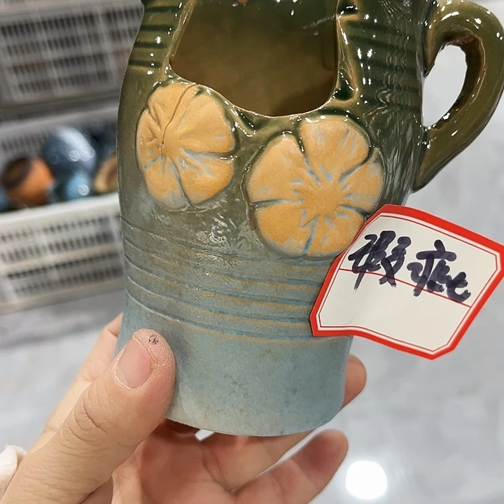 瓷片花盆多肉植物花盆
