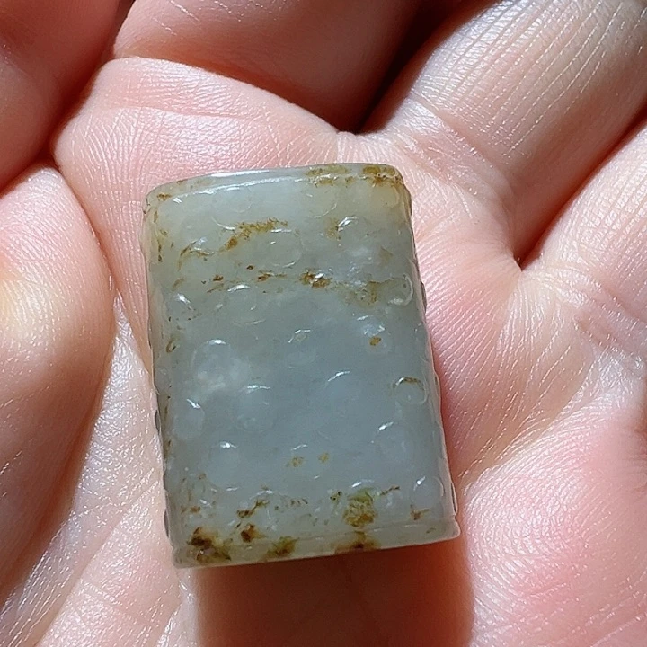 和田玉颈饰未镶嵌青****音