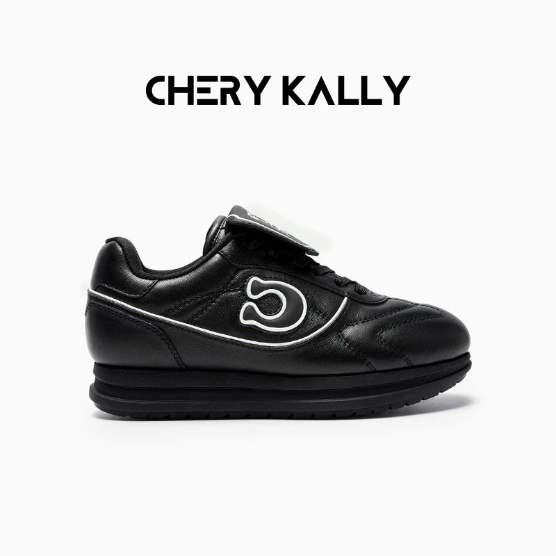 CHERY KALLY厚底透气板鞋时尚休闲鞋女鞋潮流增高运动鞋963YD5590