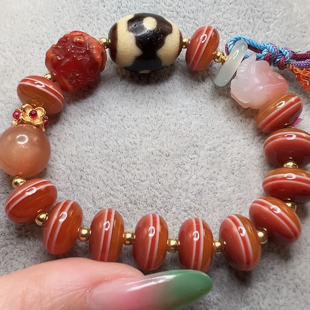 玛瑙/玉髓银S925镶嵌新超坦城一线