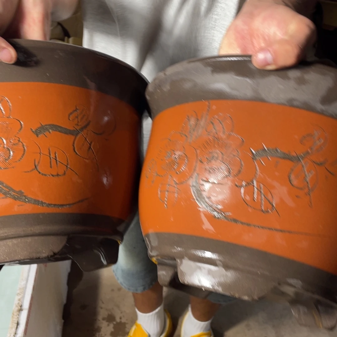 紫砂花盆口径口径23 14