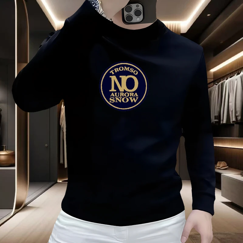 2025男士卫衣秋冬大码个性宽松圆领潮流舒适休闲百搭加厚加绒保暖