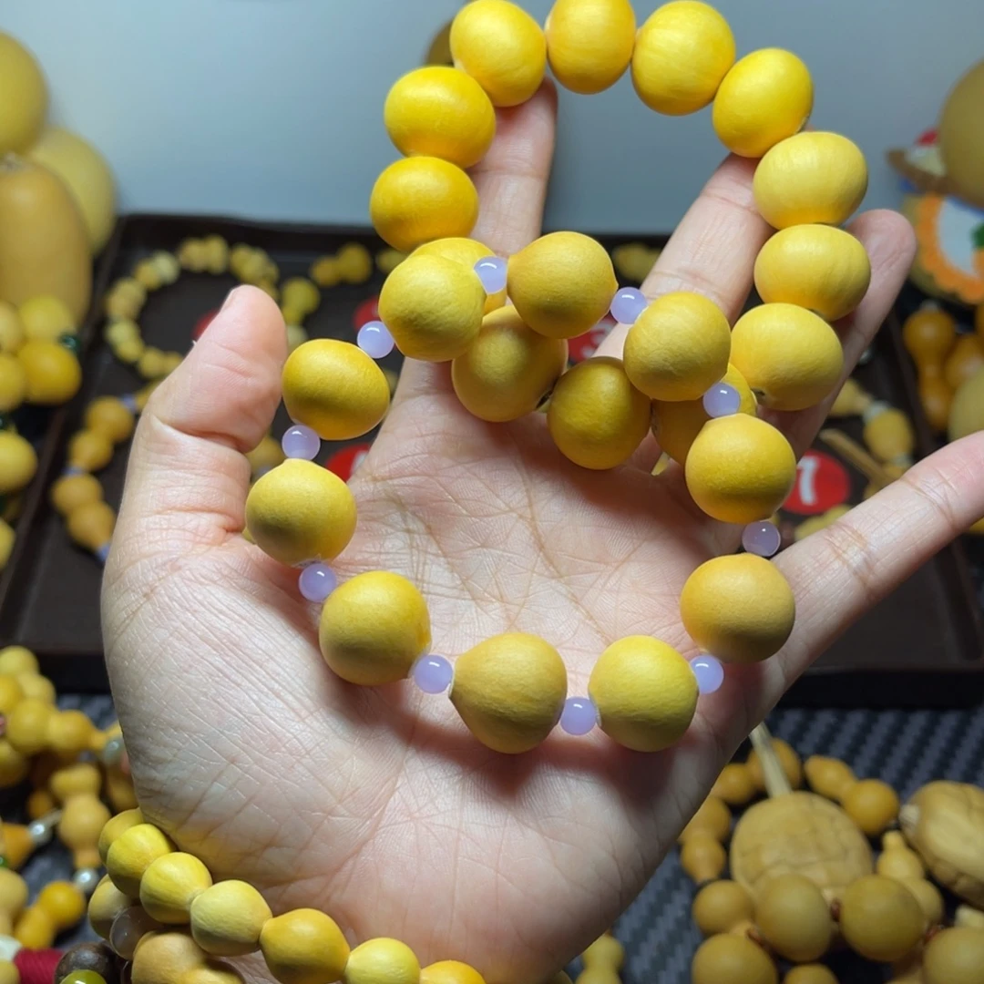 精品草里金水滴手串