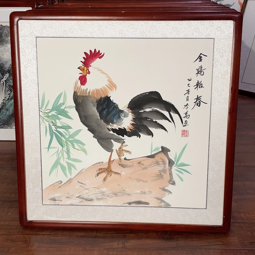 国画带框尺寸63*63厘米